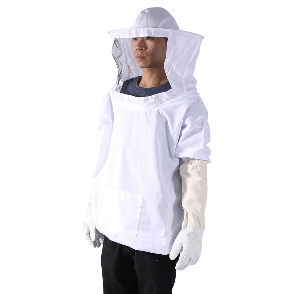 Beekeeping Veil Suit Smock Hive Frame Holder Gloves Bee Brush Tool Equipment