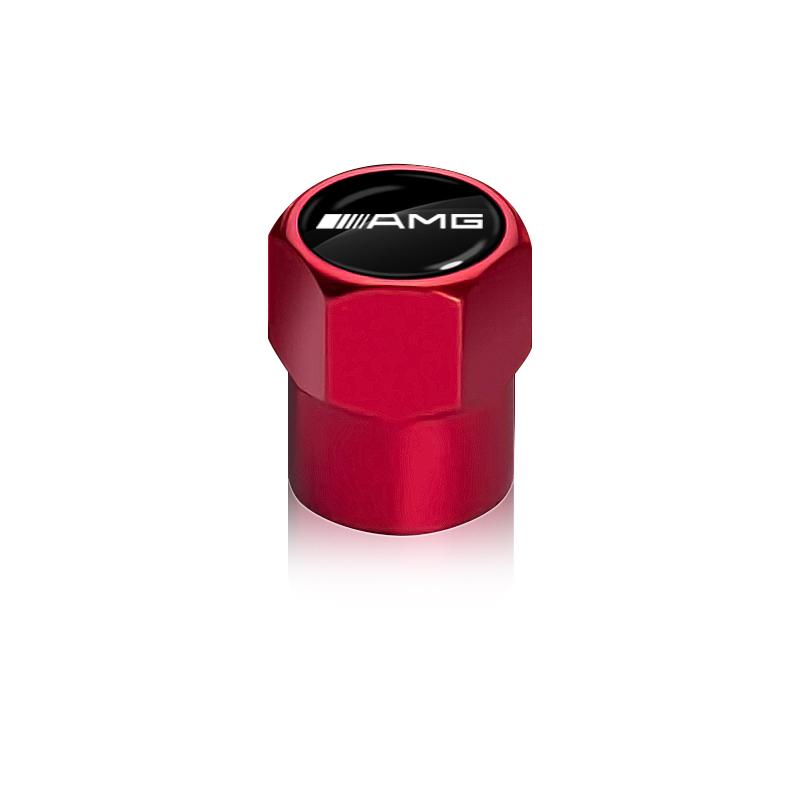 4Pcs/Set Car Valve Stem Caps Cover Waterproof Car Accessories For Mercedes-Benz AMG CLA CES CLS SLK GLK CLK SLS CLG GLE GLC GLB EQC GLA GLS SLC