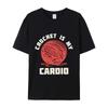 Ball of Yarn with Crochet TextPrint T-Shirt Summer Casual Streetwear Men Women Unisex Fashion Tshirt Top