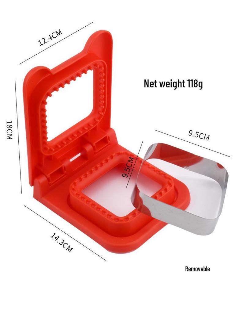 Stainless Steel Square Sandwich & Cake Cutter Mold Set