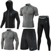 Мужской эластичный комплект из быстросохнущих поло GYMSHARK - Дышащая, облегающая спортивная одежда для тренировок и бега с защитой от солнца