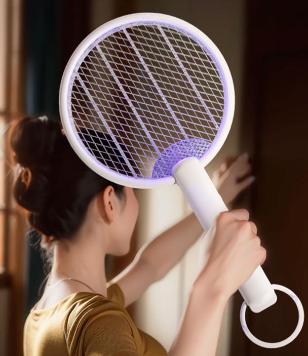 Zero Quality Strong Electric Mosquito Swatter C3 White