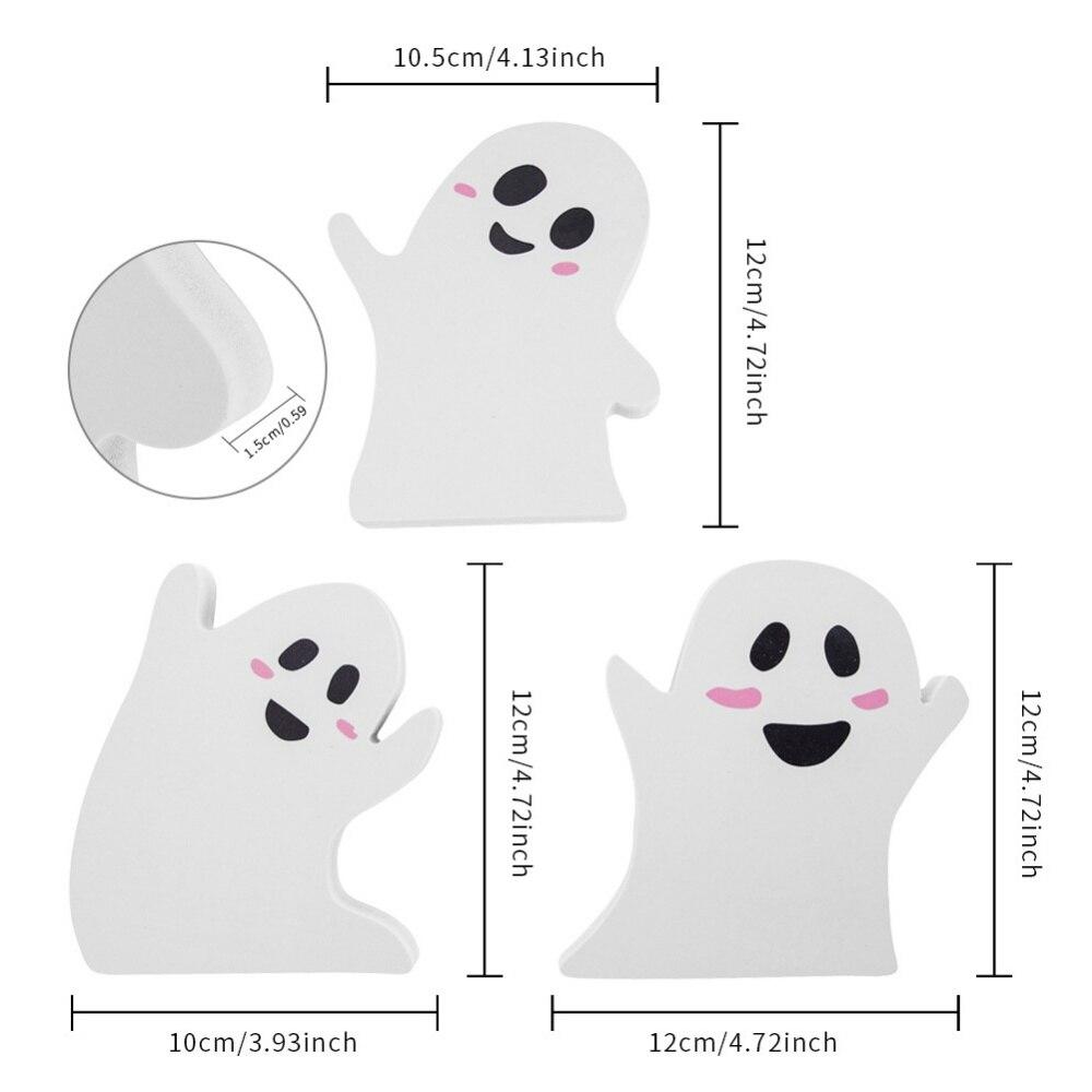 Halloween Horror Ghost Crafts Home Desktop Decoration Ornaments Ghost Three-Piece Set