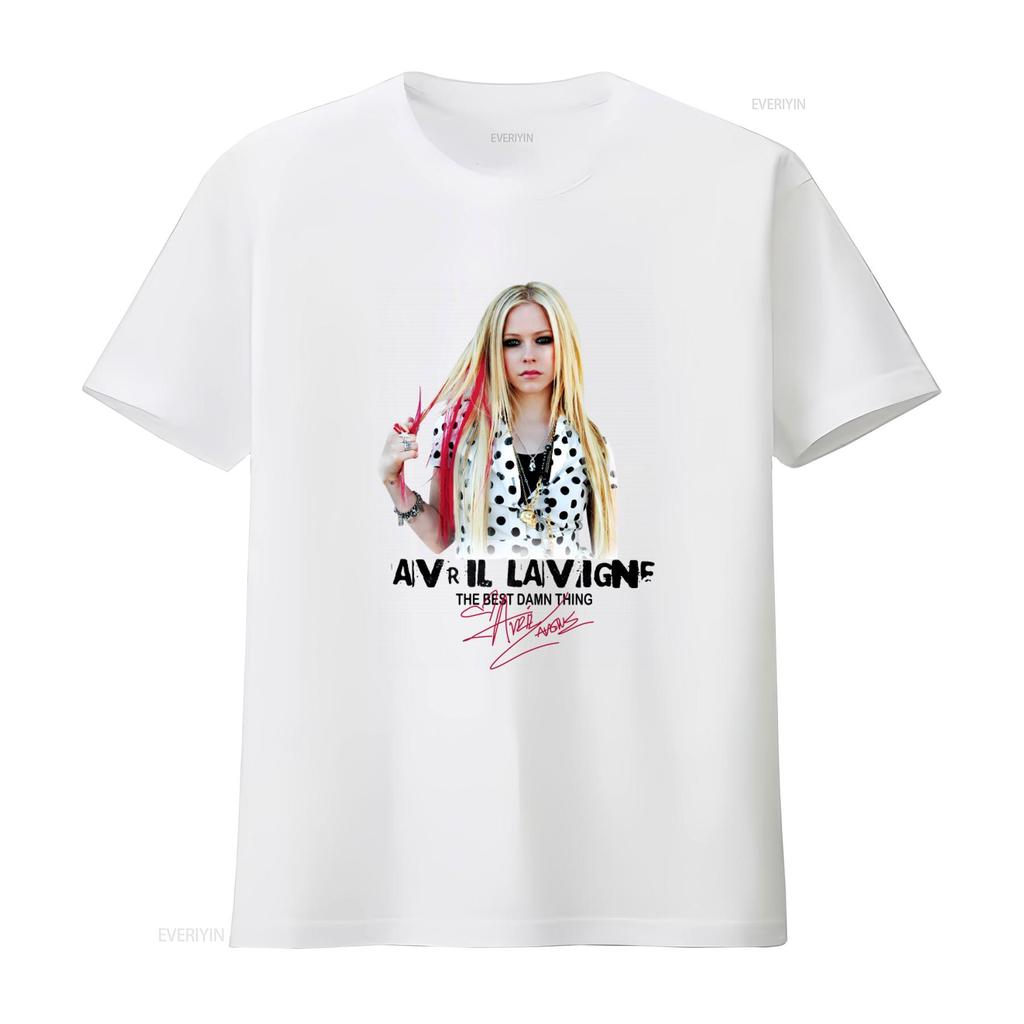 Avril Lavigne The Best Damn Thing Signature T Shirt for Family Fans Sizes S 234Xl H1361 vintage Washed Soft Stylish Breathable