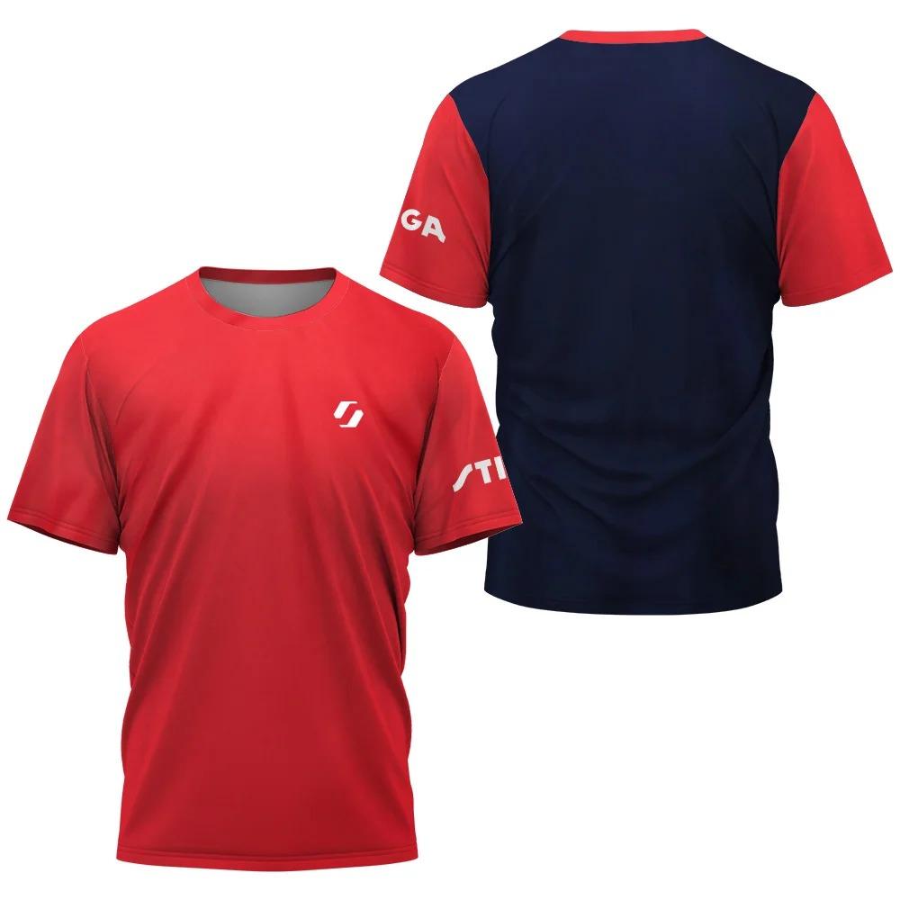 Men's Sports T-shirt Table Tennis Quick Drying Breathable T-Shirt Table Tennis Club Train T-Shirt Badminton Tennis T-Shirt