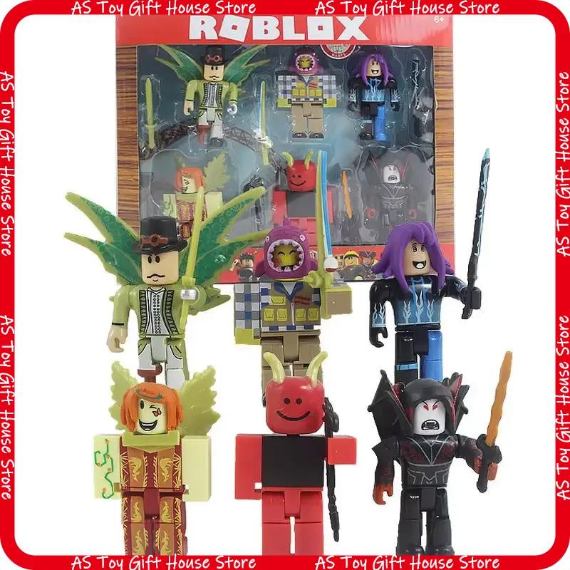 Продаются фигурки Roblox 2,5-3 дюйма, куклы из игры Виртуальный мир, разные стили, с оружием, коллекционные игрушки, подарок