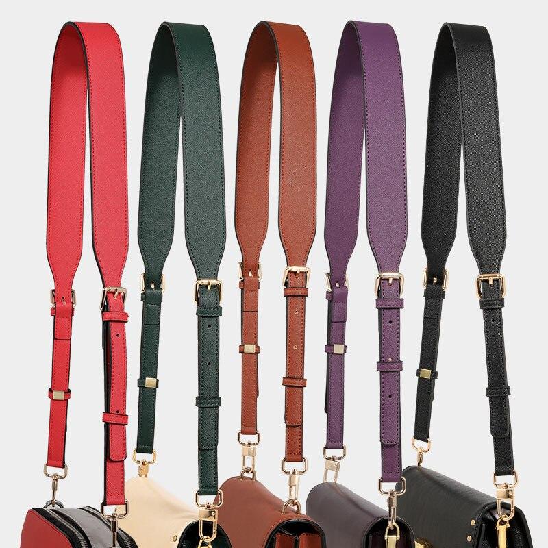 107-127cm Adjustable PU Leather Bag Strap Crossbody Replacement Straps for Handbag Purse Women Shoulder Bags Belt Accessories
