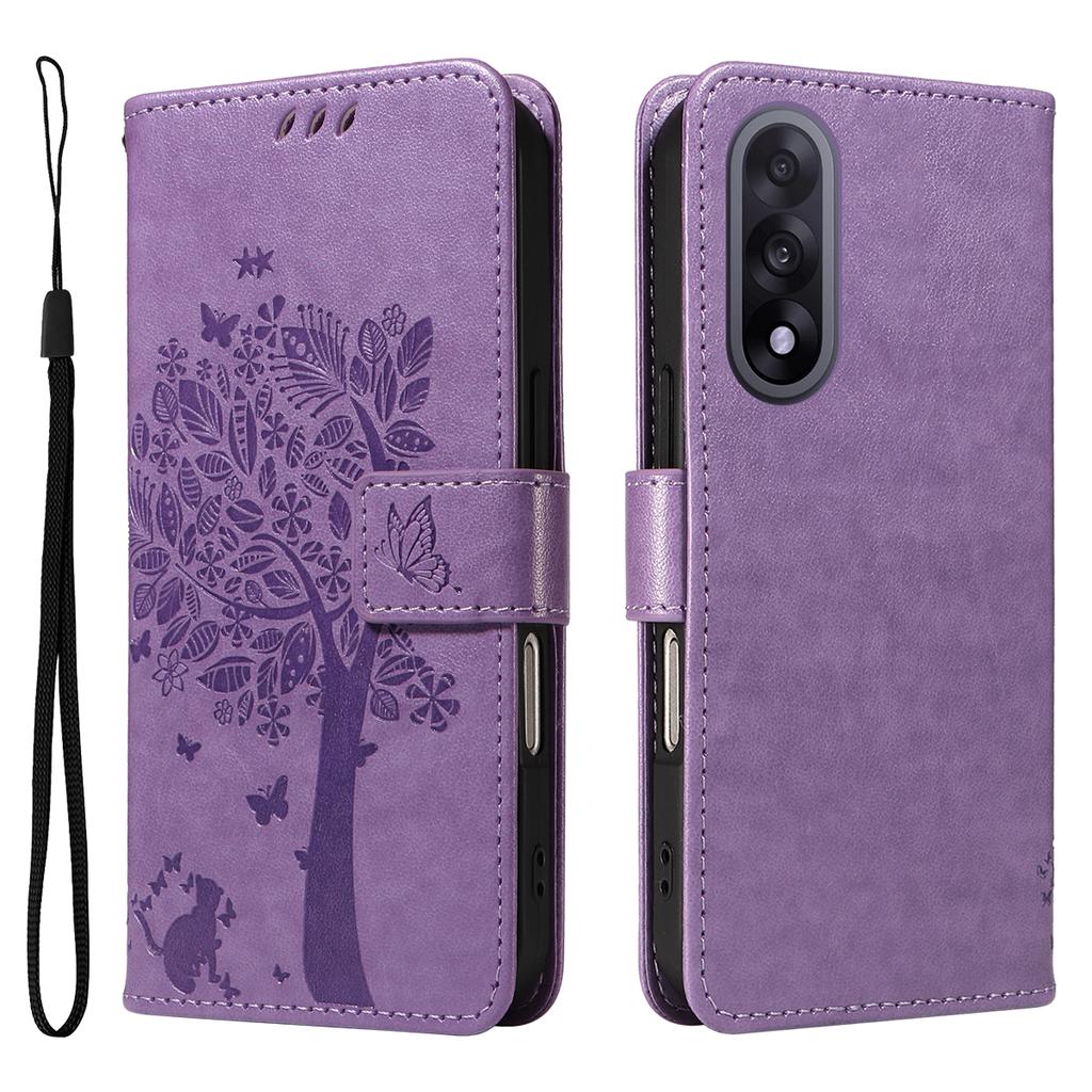 Чехол-книжка для телефона OnePlus Nord 5 5G/OnePlus Ace 5 Ultra 5G с подставкой, с рисунком кошачьего дерева, кожаный кошелек, мобильная накладка