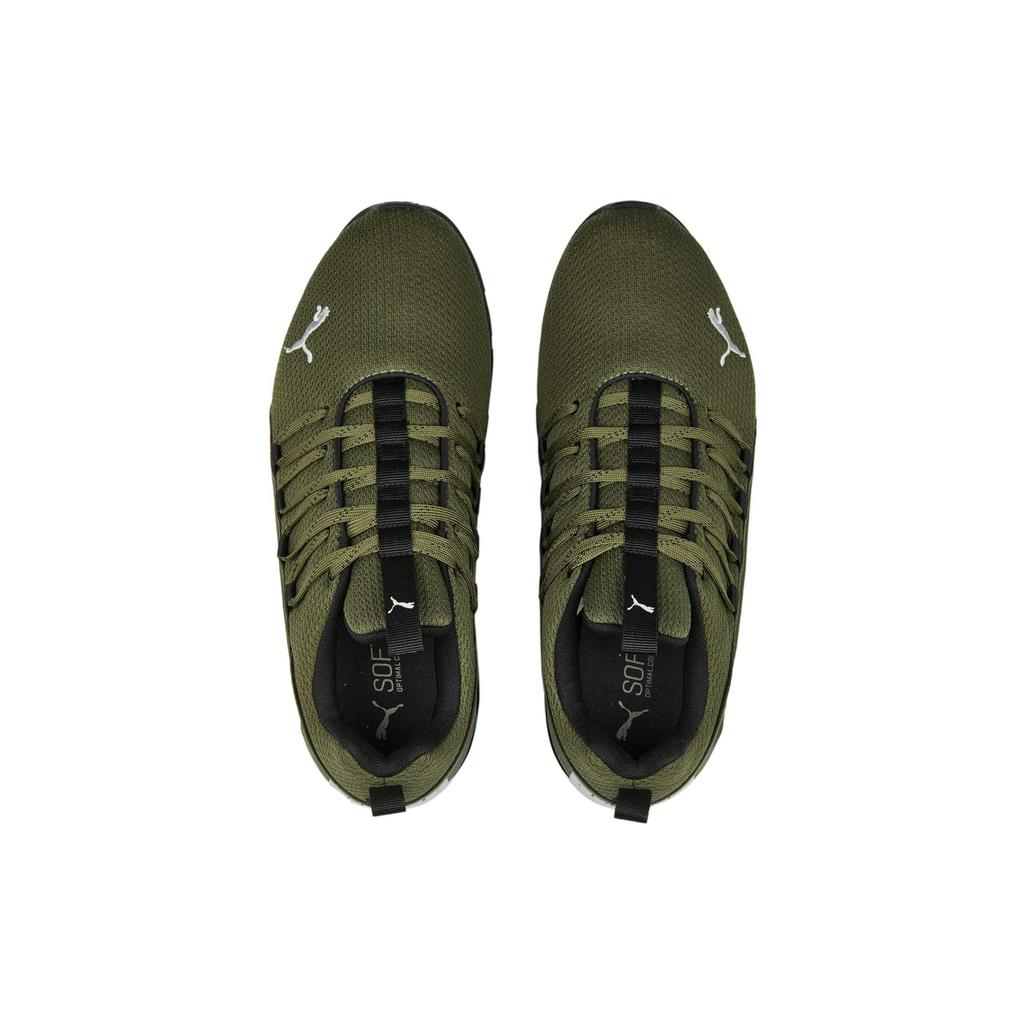 Puma Axelion Refresh Non-Slip Durable Low-Top Running Shoes Men Sneaker Green 377911-04