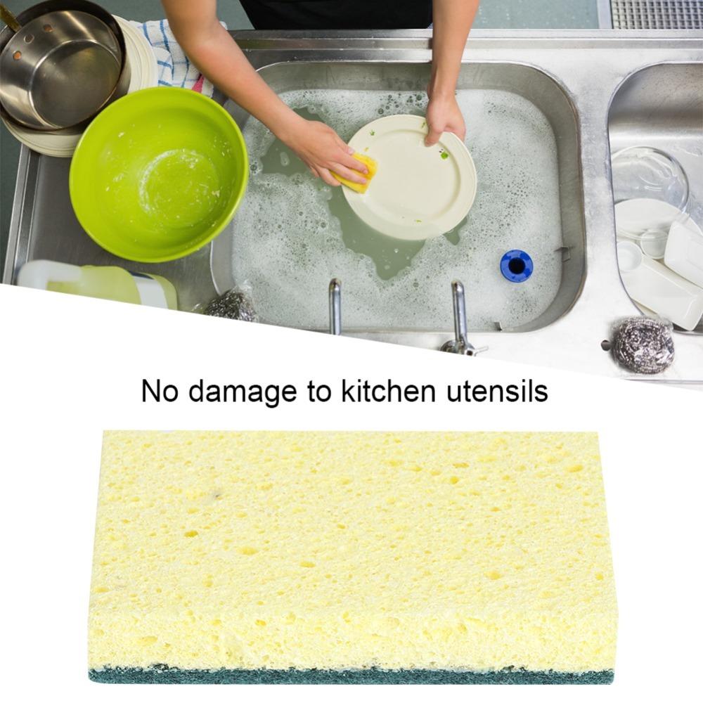 24pcs Non-Scratch Cleaning Sponge Odor-Free Dish Cleaning Tool Reusable Dishwashing Sponge  Hotel