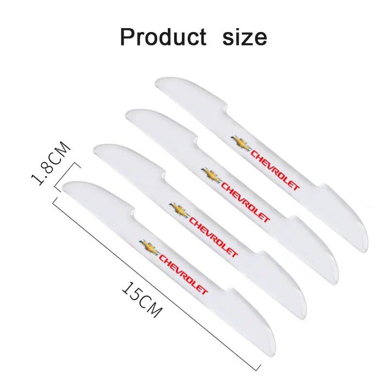PNE1 4pcs For Chevrolet MALIBU AVEO CAPTIVA EQUINOx Cavalier CRUZE IMPALA LACETTI Car Door Side Anti-scratch Stickers Bumper Strip