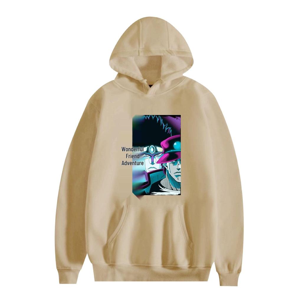 JOJO's Bizarre Adventure Unisex Plus Size Anime Print Hoodie