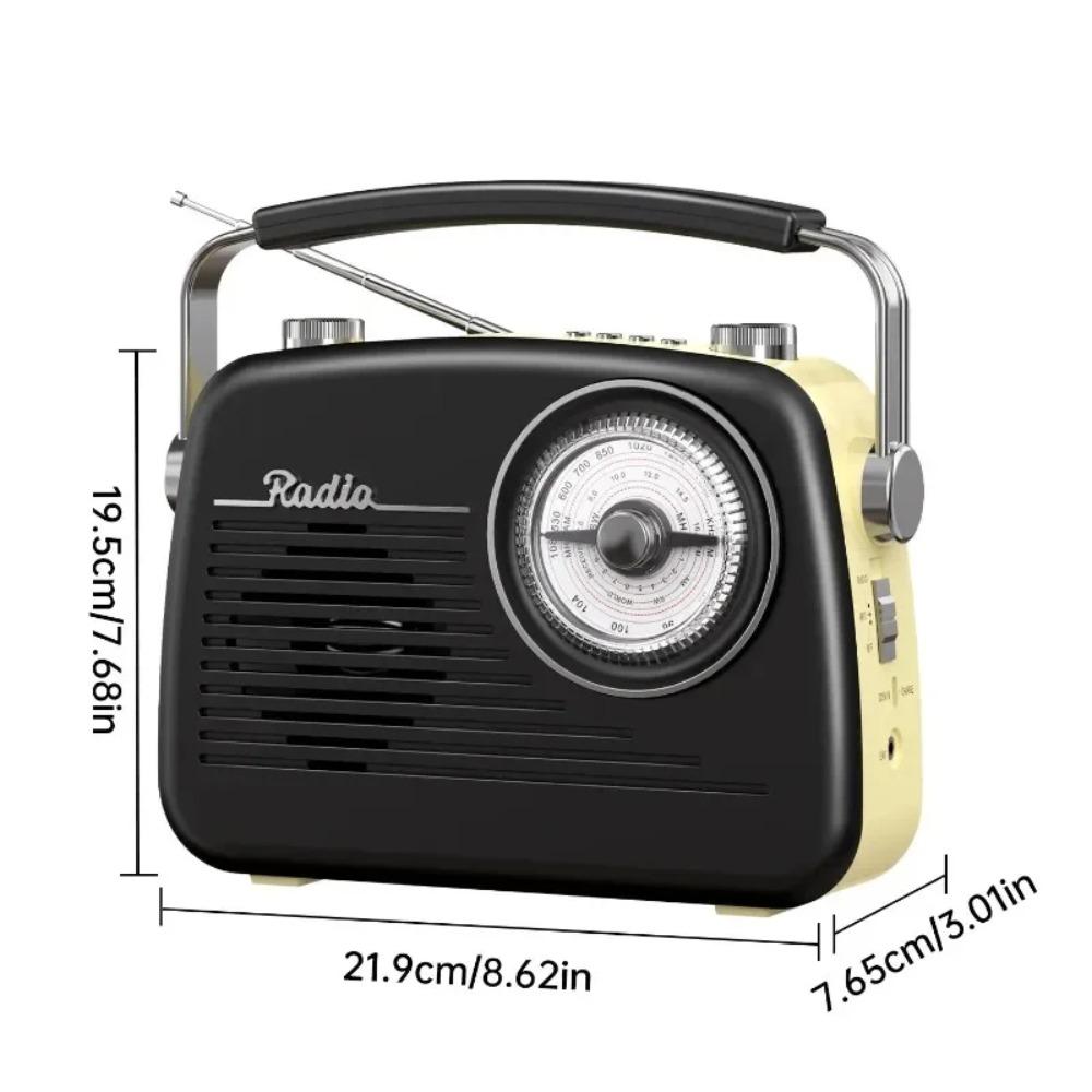 MG003 Винтажное FM AM SW Радио DSP Полнодиапазонный Радиоприемник Портативная Bluetooth-колонка TF-карта USB Музыкальный плеер Для пожилых