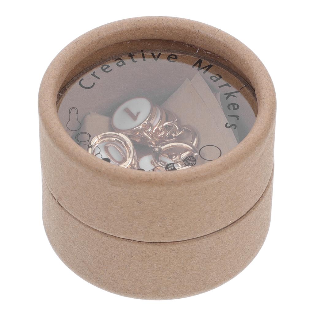 10 Pcs Wool Knitting Tools Crochet Markers with Numbers Metal for Crocheting Numbered Weaving Accessories Hooks