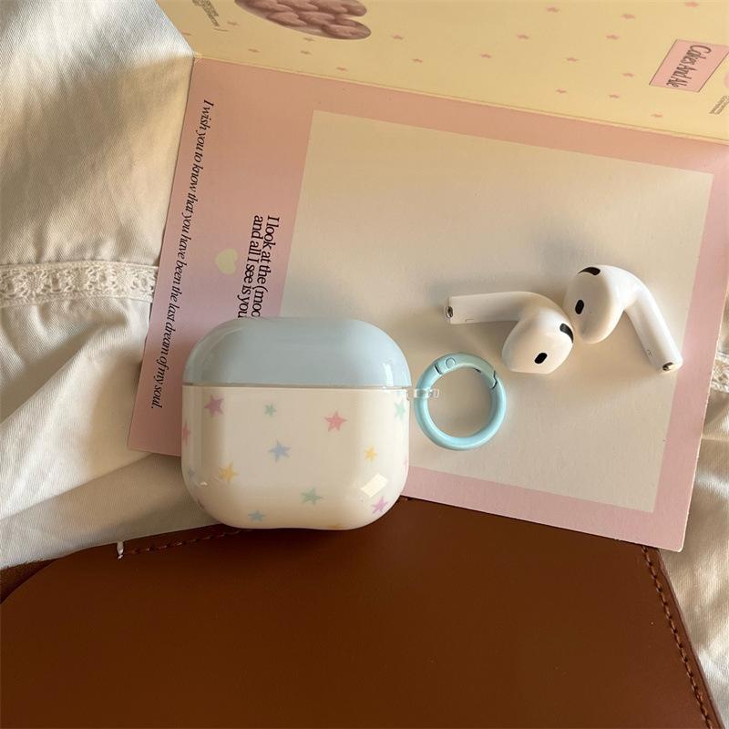 Small fresh color stars for AirPods 1 /1 earphone protective case 1pro third generation new niche simple