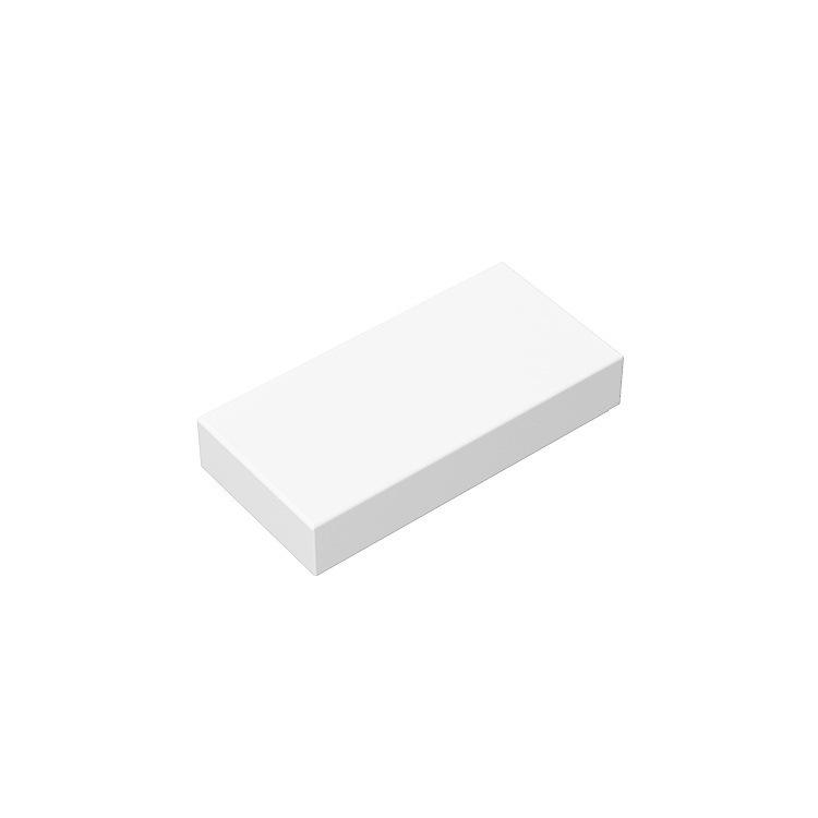 50g/186PCS 3069  Tile 1x2 Building Blocks Smooth Surface Moc Loose Parts Compatible with Bricks Children Educational Toy