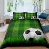 American Football Duvet Cover Set Full Size Sports Games Bedding Set Soccer Rugby Field Comforter Cover for Boys Quilt Cover Set