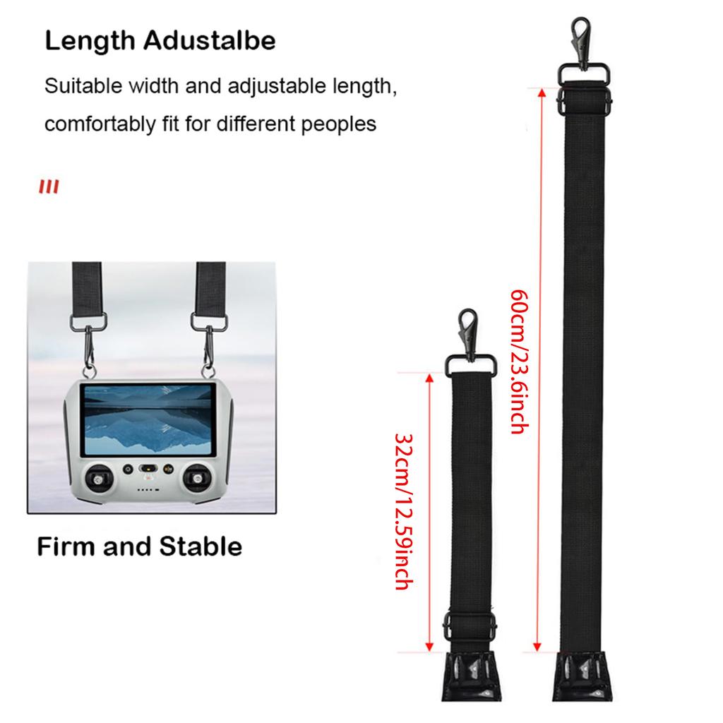 Ремешок на шею для пульта DJI RC/RC 2/RC Pro/Smart Controller, Регулируемый ремешок Mini 4 Pro для серии DJI Mini 4/3