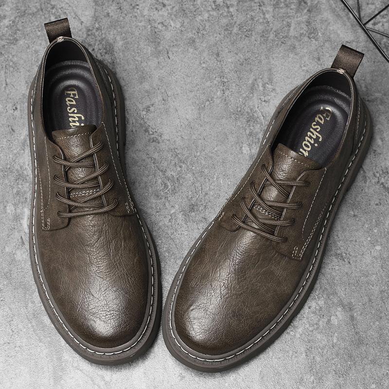 Модные классические мужские туфли, удобные мужские оксфорды на шнуровке, легкие кожаные мужские оксфорды, мягкая удобная обувь