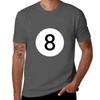 8 ball biliard pool T-Shirt man t shirts cotton man t shirt designer t shirt personalised T-Shirt
