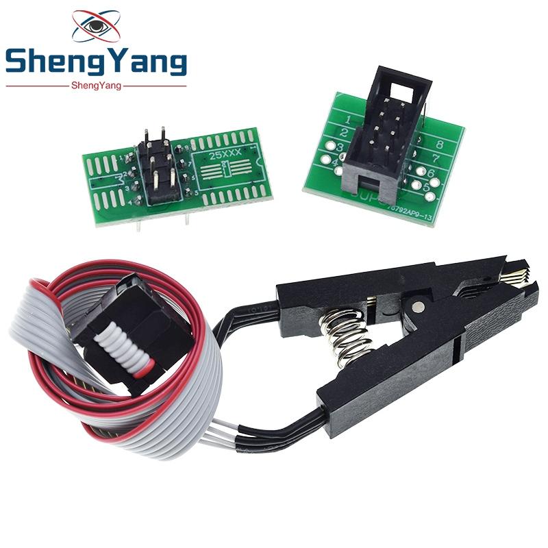 Тестовый зажим SOIC8 SOP8 для EEPROM 93CXX/25CXX/24CXX для внутрисхемного программирования на USB-программаторе TL866CS TL866A EZP2010