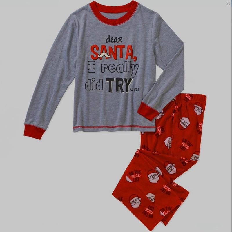 Soft And Comfy Christmas Family Pajamas With Long Sleeves And Cheerful Xmas Tree Designs