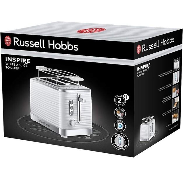 Toaster Russell Hobbs Inspire White (24370-56)