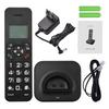 Bisofice D1002B Cordless Phone with Answering Machine Caller ID/Call Waiting 1.6 Inch Backlight LCD