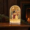 Home Decor Accessories Christmas Pearl Light Ornaments for Holiday Decor, Acrylic LED Decorative Soft Glow String Lights Lamp with Bedroom Bookshelf
