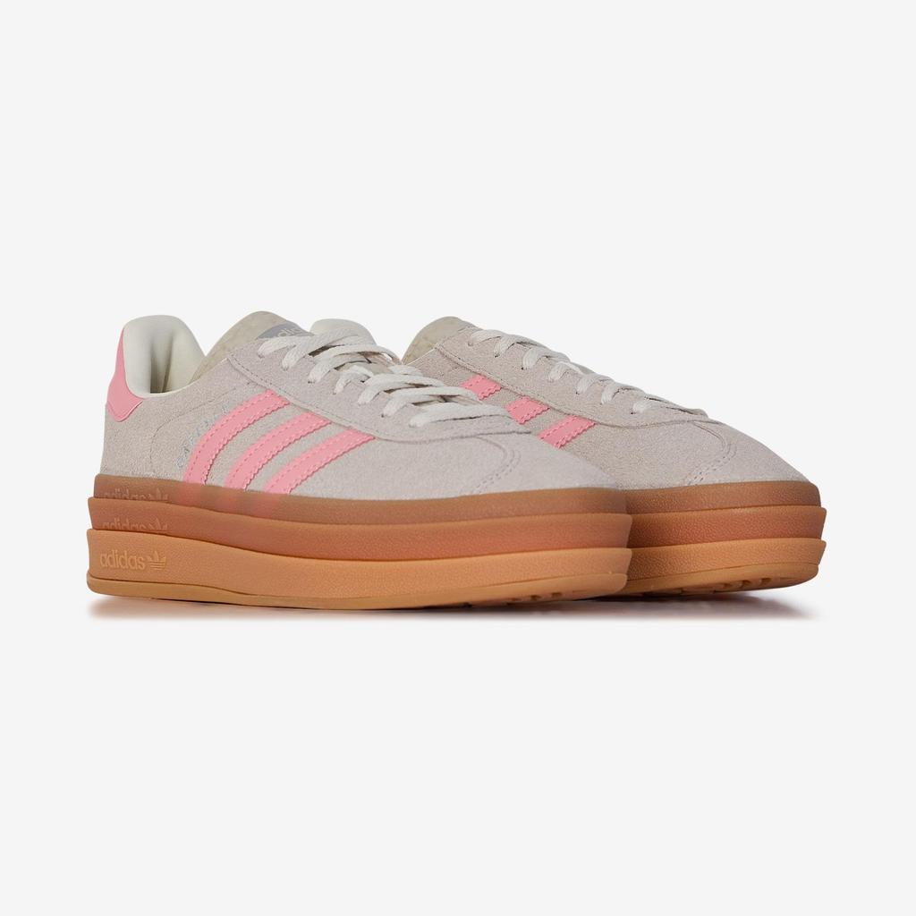 Adidas gazelle bold sneakers platform Beige/rose