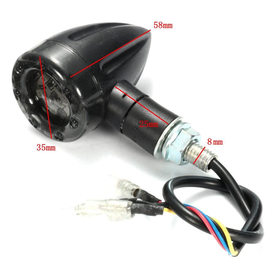 4x Светодиодные указатели поворота для Honda Shadow VT ACE Aero Spirit VLX 600 750 1100