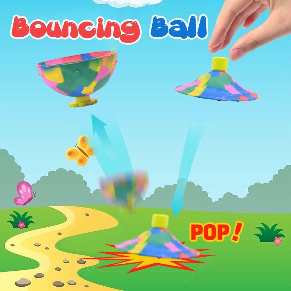 Outdoor Fun Bouncing Ball Spinning Fidget Toys New Bounce Bowl  Kids