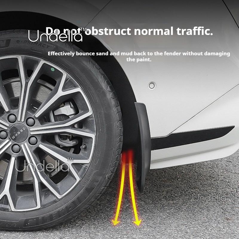 Mud Flaps for Zeekr 7GT 2026 2027 Car Splash Guards Fender No Drilling No Tape All Weather Mudflaps Car Accessories