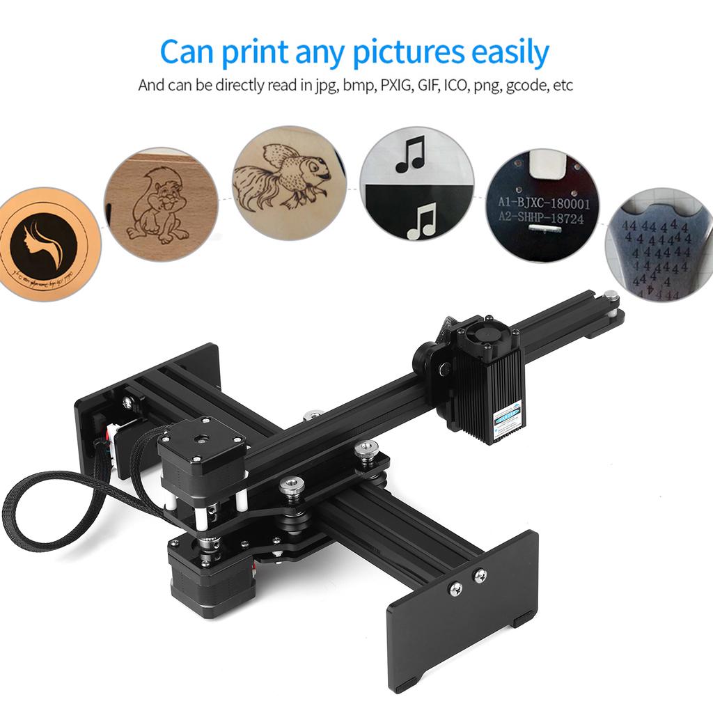 10w Engraving Machine Mini Desktop Engraver Printer Portable Carver DIY Logo Mark Printer Working Area 170*200mm