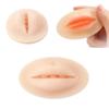 Человек для полуперманентного макияжа практика кожи губ форма открытый рот с зубами силиконовые 3D губы