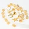 25pcs Hair Braiding Hollow Out Hair Ring Dread Locks Hair Braid Tubes Dreadlocks Beads  Decor