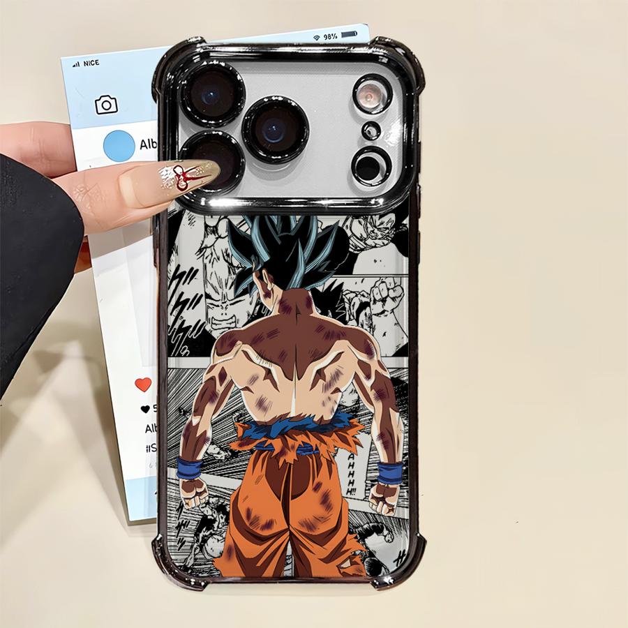 Чехол для iPhone 13 12 11 Pro Max 16e 16 15 14 Plus 17 Air Мягкий чехол Dragon Ball