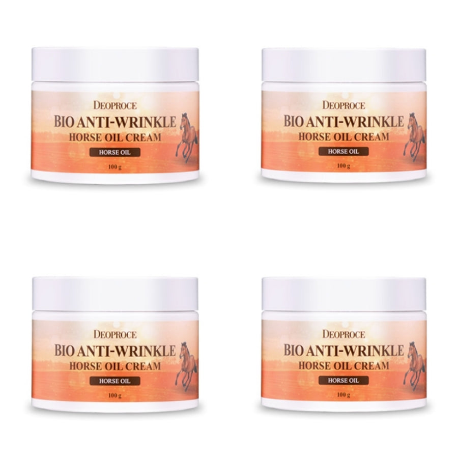 Deoproce Био крем с лошадиным маслом против морщин 100мл*1шт/2шт/4шт