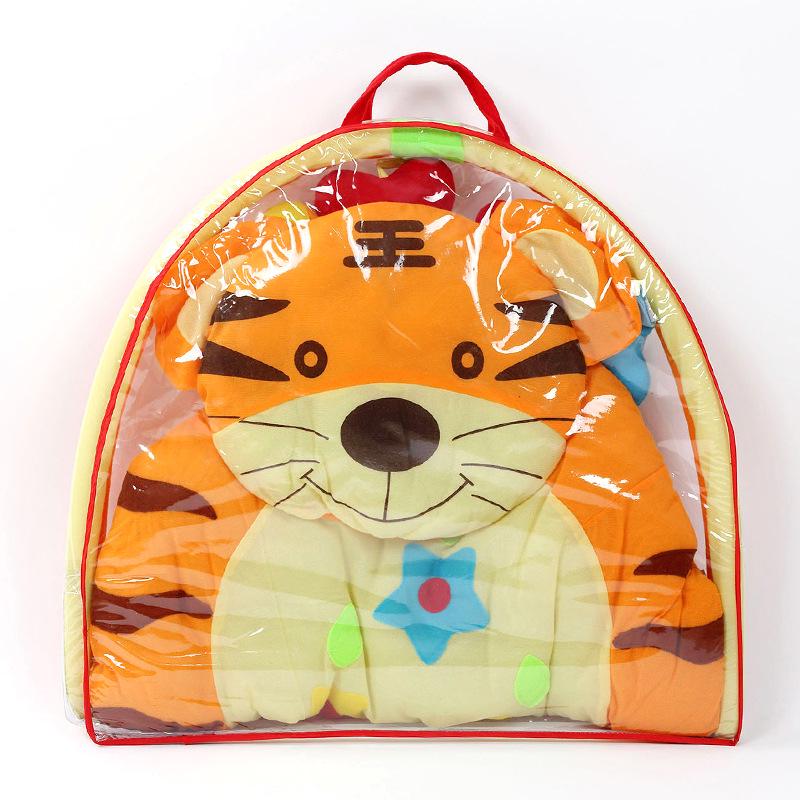 Baby Soft Play Mat Blanket Fitness Frame Crawling Toy Tiger Pattern