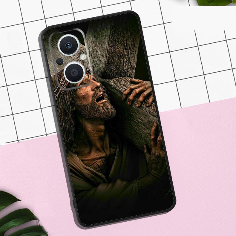 Divine Mercy Jesus Case For OPPO Reno 13F 12F 11F 8T 7 8 10 11 12 13 Pro OPPO Find X8 X6 Pro X3 X5 Lite Cover