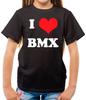 Я люблю BMX - Детская футболка - Велоспорт - Велосипед - Гонки - Велогонщик - Катание-Мотокросс