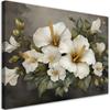 Холст, Цветок гибискуса белый