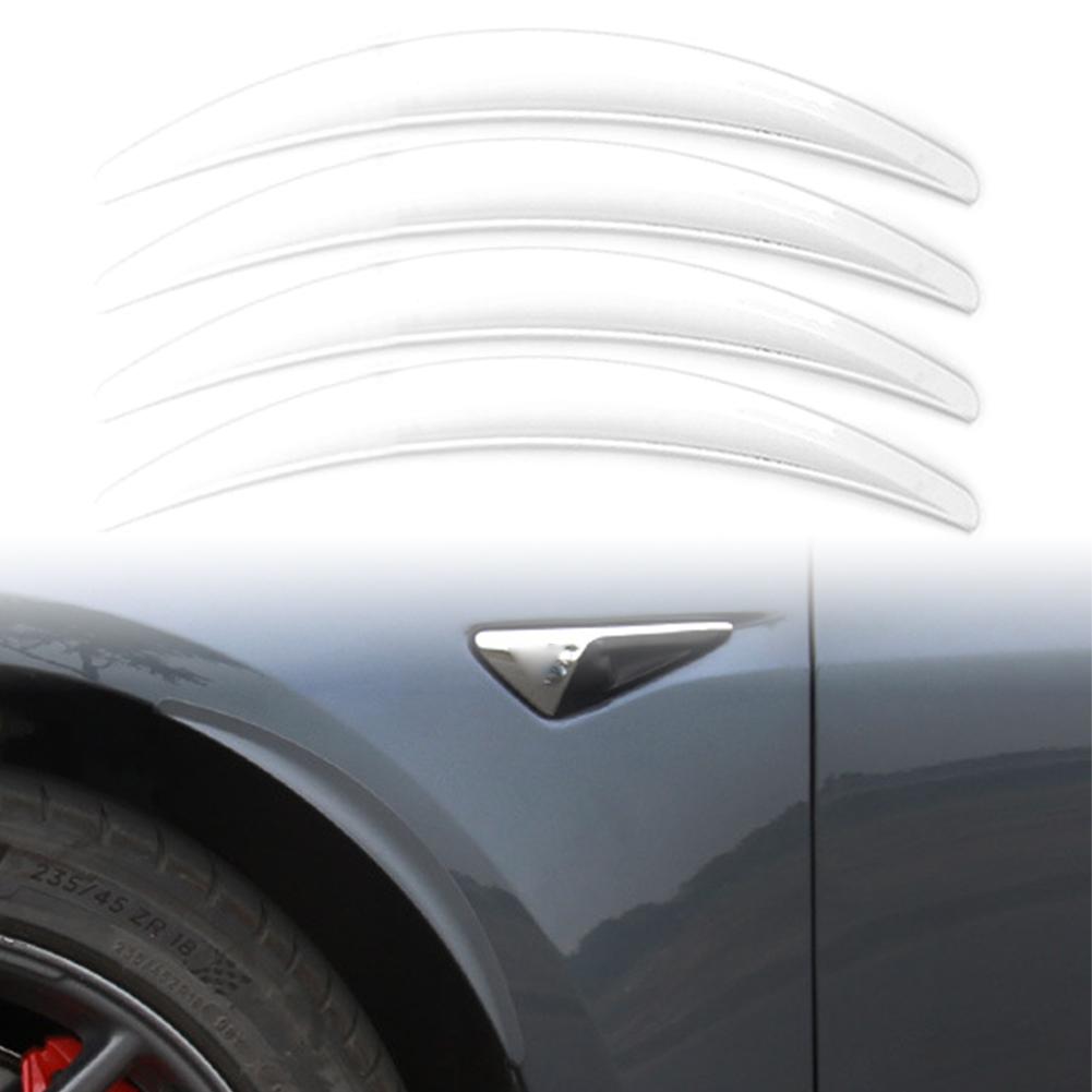 4 шт./компл. автомобильное колесо, отделка арок, боковые накладки на крылья для Tesla Model 3 2017 2018 2019 2020 2021, внешние детали