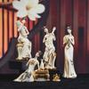 Элегантный декор в стиле ретро в китайском стиле: Дамские старинные фигурки для гостиной и веранды