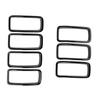 Racing Grills for Jeep Renegade 2019-2024 Insert Mesh Vent Bezel Ring Outlet Exterior Styling