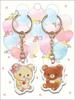 Rilakkuma Korilakkuma Meets Chairoikoguma Pair Keychain AY29501