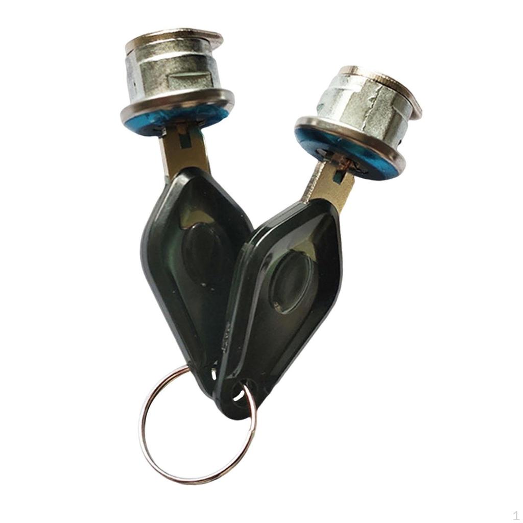 Motorcycle Rear Case Lock Metal for Luggage Carrier with Keys Anti-theft Retrofit Kit