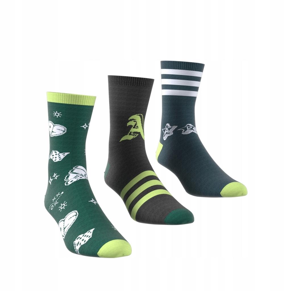 Y9935 Adidas BRAND LOVE 3PP Socks multicolor size 25-27