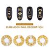 Nail Sequins Moon Star Design Decorative Beauty Nail Art Creative DIY 3D Decal for Daily Life