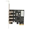 Концентратор карт расширения PCI E - USB, 4 порта USB2.0, поддержка горячего подключения, внутренний USB-концентратор для Windows 10, 8, 7